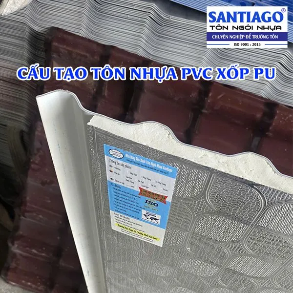 Tôn ngói nhựa xốp PU cách nhiệt – ảnh 2