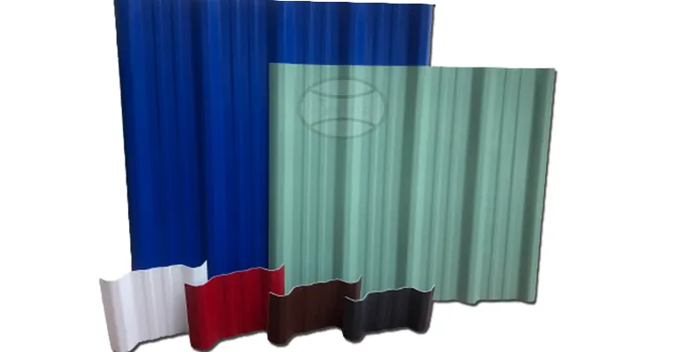 Tôn nhựa PVC/ASA 5 sóng vuông